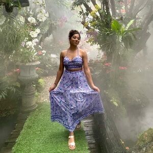 Maxi skirt and top set